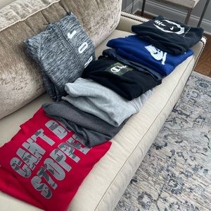 Bundle of boys hoodies Nike, Champion, Tommy & Old Navy